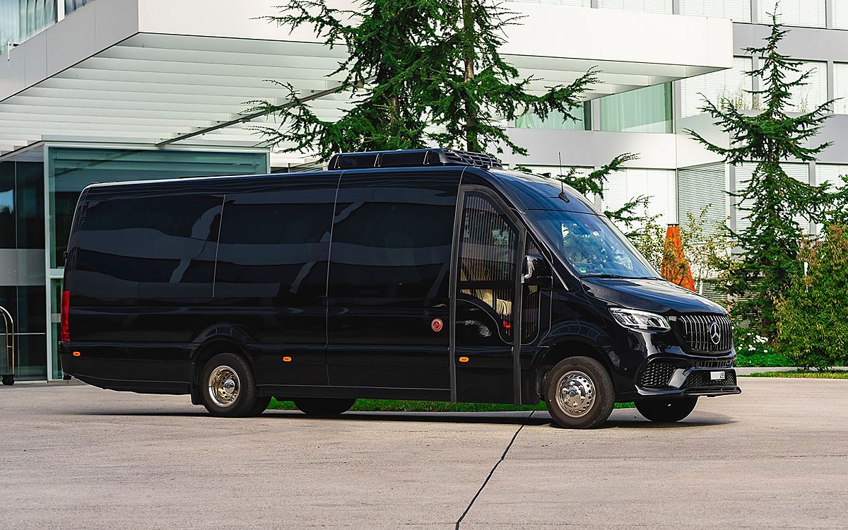 Mercedes Sprinter 519 VIP at the Hyatt Regency Zurich Airport